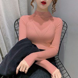 knitted long sleeve top